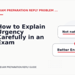 How to Explain Urgency Carefully in an Exam Preparation Reply