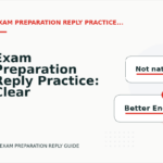 Exam Preparation Reply Practice: Clear Reply Patterns