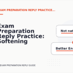 Exam Preparation Reply Practice: Softening Direct Sentences